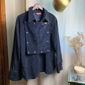 Corduroy Shirt with bib